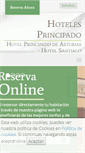 Mobile Screenshot of hotelprincipadodeasturiassantiago.com